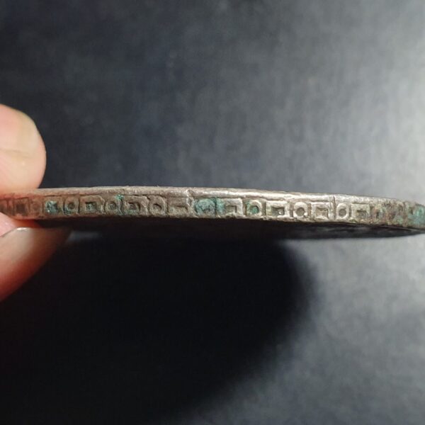 Mexico Spanish Colonial 8 Reales Carol Carolus IV 1789 Mo FM Chinese Chopmark - Image 3