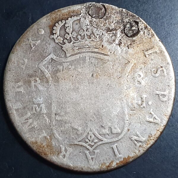 Spain Hispaniarum 8 Reales Ferdin Ferdinand VII 1816 RM GJ - Image 2