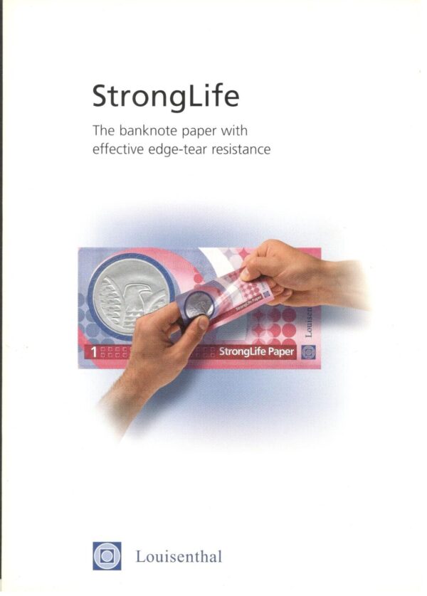 Test Note Louisenthal Germany StrongLife Paper Intaglio UNC Incl Lux Folder
