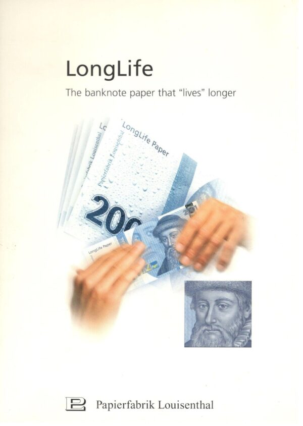 Test Note Louisenthal Germany LongLife Paper 2001 UNC Incl Lux Folder