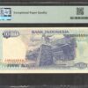 Indonesia 1000 1,000 Rupiah P-129g 1992 / 1998 PMG 65 EPQ Solid 555555 S/N - Image 2