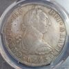 Mexico Spanish Colonial 8 Reales Carol Carolus III 1773 Mo Inverted FM PCGS XF - Image 3