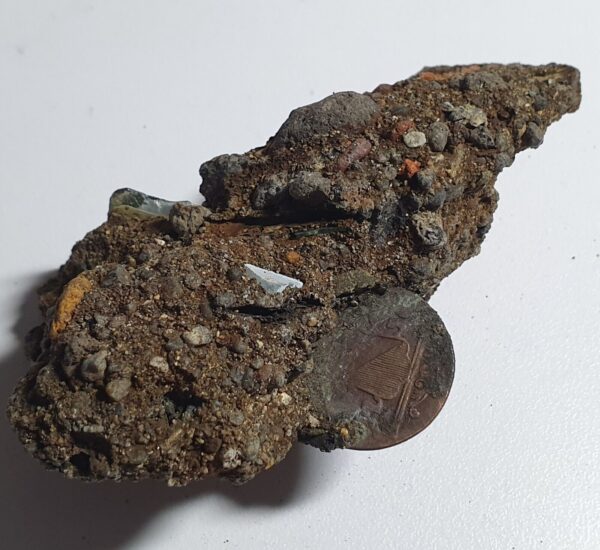Netherlands Indies VOC Utrecht Indonesia 1 One Duit Fossil 1791 Ex Batavia Canal