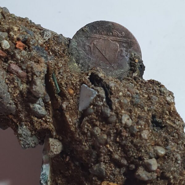 Netherlands Indies VOC Utrecht Indonesia 1 One Duit Fossil 1791 Ex Batavia Canal - Image 2