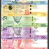 Full Set 6 Pcs Philippines 1000 500 200 100 50 20 Pesos Piso 2020-2024 UNC