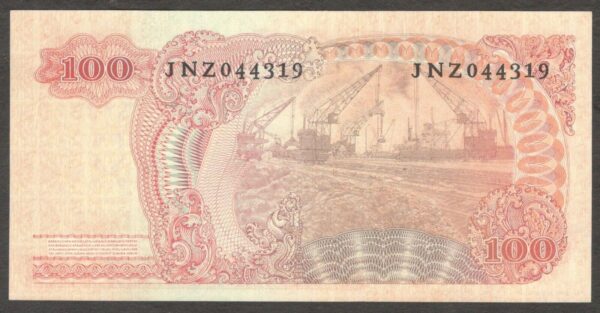 Indonesia 100 Rupiah General Sudirman 1968 UNC - Image 2