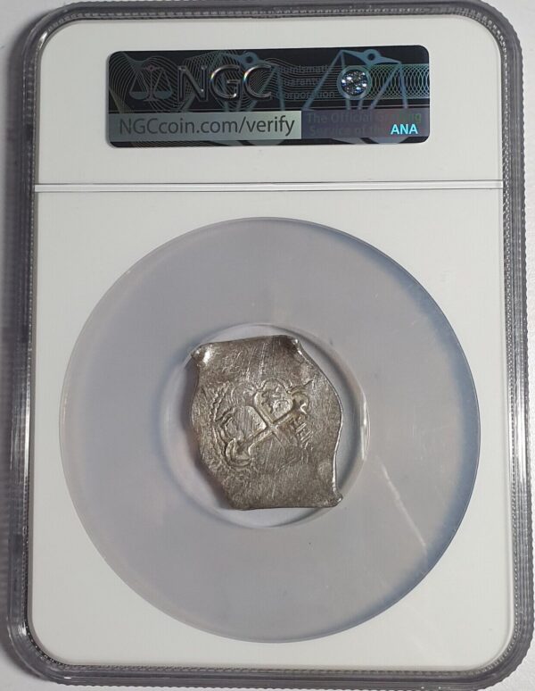 Spanish Mexico 8 Reales Silver COB Philip IV 1634-65 MOP NGC VF Details - Image 2