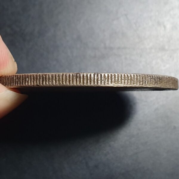 Japan 1 One Yen Meiji 25 (1892) XF Detail Holed - Image 3