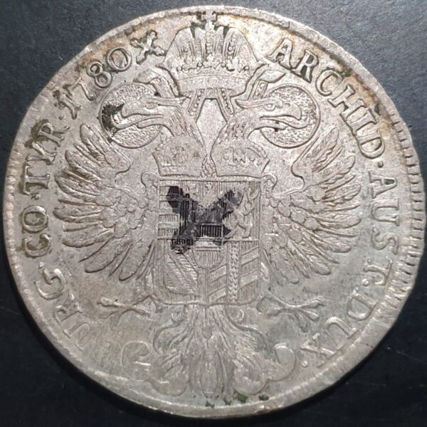 Austria 1 Thaler Taler Maria Theresia 1780 Not Restrike AUST not AVST - Image 2