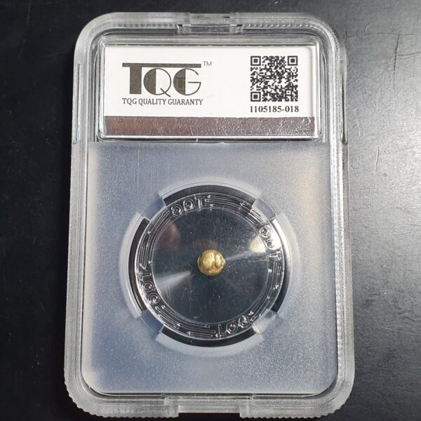 Shailendra Dynasty Indonesia 1/4 Gold Massa Kupang 0.45 gr ca 10th-12th C. AU - Image 3
