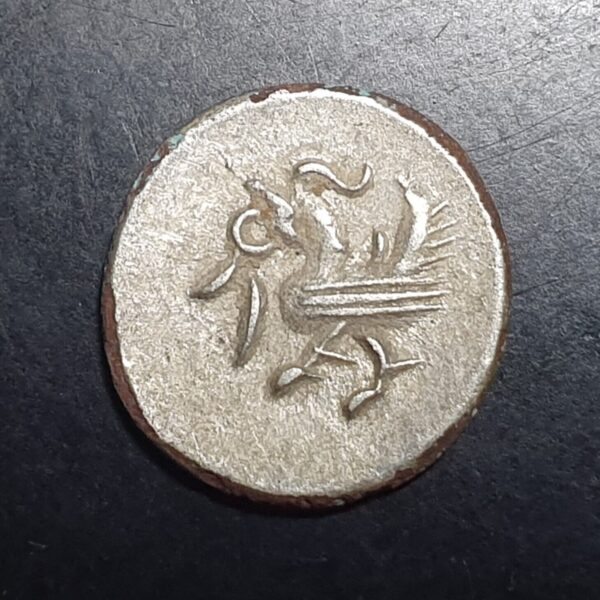 Cambodia 2 Pe (1/2 Fuang) 1847-60 Silver VF