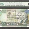 Northern Ireland 100 Pounds Prefix AA P-139b 1998 GEM UNC PMG 65 EPQ