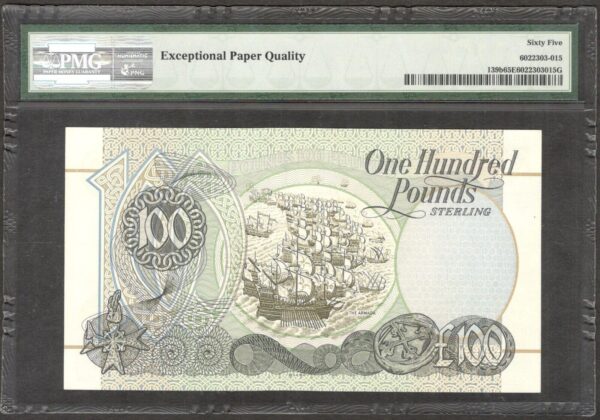Northern Ireland 100 Pounds Prefix AA P-139b 1998 GEM UNC PMG 65 EPQ - Image 2