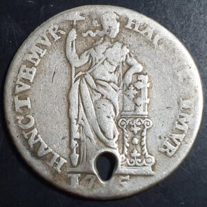 Netherlands 1 Gulden 17X5 Standing Pallas VG