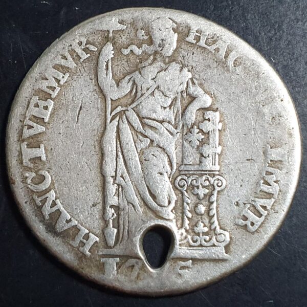 Netherlands 1 Gulden 17X5 Standing Pallas VG