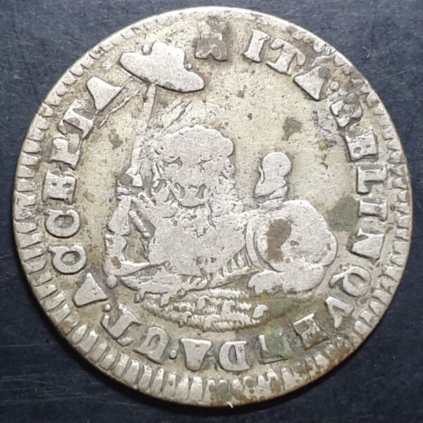 Netherlands 6 Stuivers Hoedjesschelling Zeeland 1727 Silver Very Fine Scarce