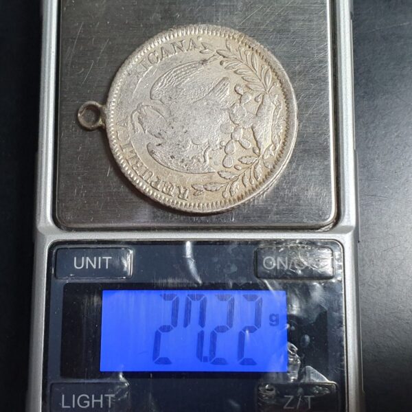 Mexico First Republic 8 Reales 1841 Zs OM Zacatecas Mint - Image 4