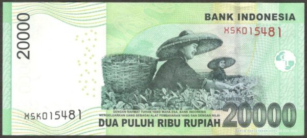 Indonesia 20000 20,000 Rupiah Otto Iskandar Dinata Replacement 2004 / 2016 UNC