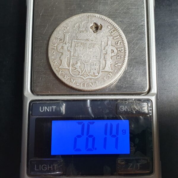 Mexico Spanish Colonial 8 Reales Carol Carolus IV 1790 Mo FM Mexico City Mint - Image 4