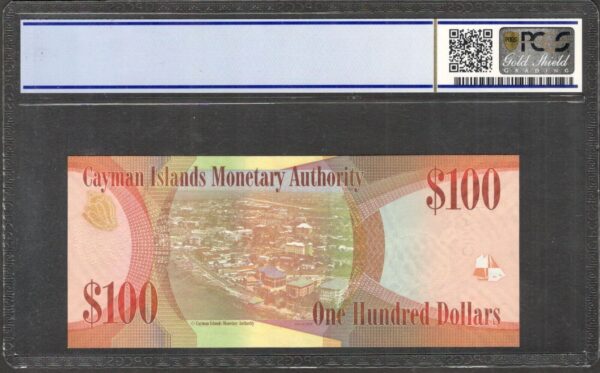 Cayman Island 100 Dollars Queen Elizabeth II 2010 P-43a PCGS Gold Shield 66 OPQ - Image 2