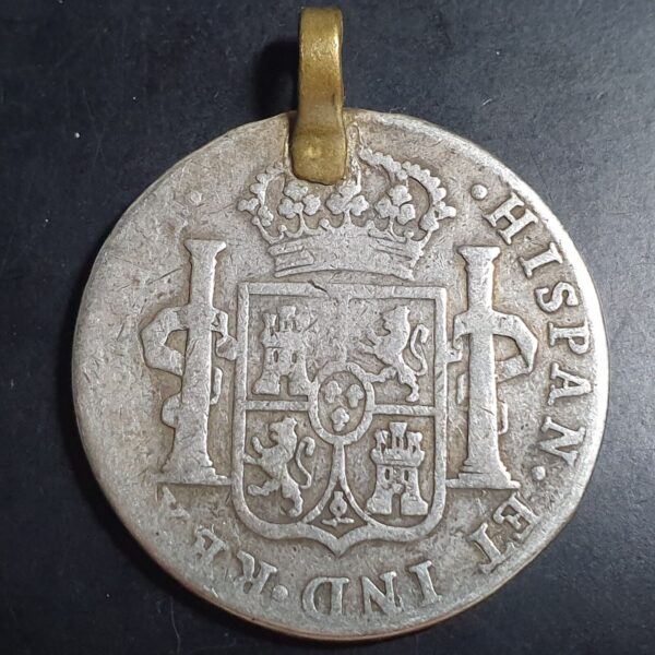 Mexico Spanish Colonial 8 Reales Ferdin Ferdinand VII 1816 Mo JJ Mexico Mint - Image 2