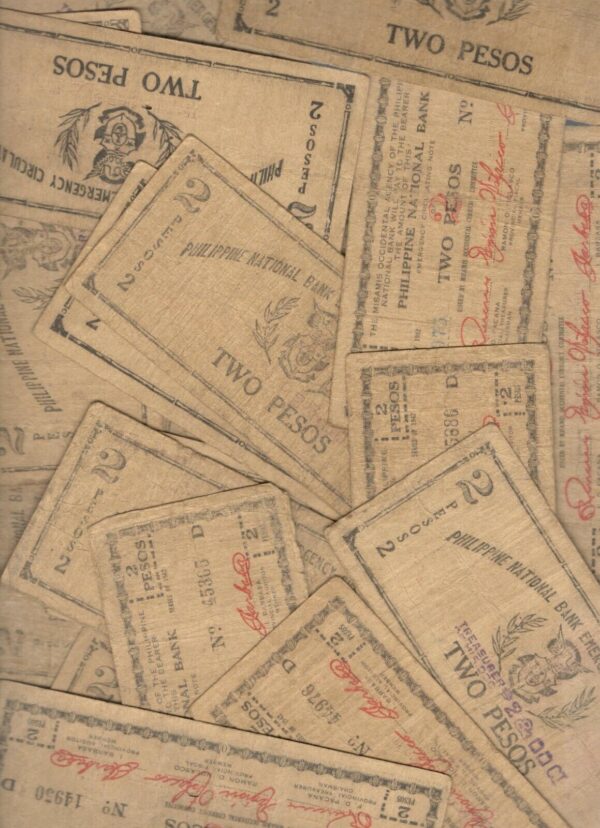 [1 BANKNOTES] Philippines Misamis Occidental 2 Pesos WWII P-S577 1942 F to VF - Image 2