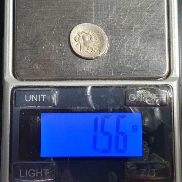 Cambodia 2 Pe (1/2 Fuang) 1847-60 Silver EF - Image 3