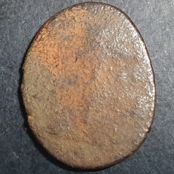 Cambodia 2 Pe (1/2 Fuang) 1847-60 Bronze VF - Image 2