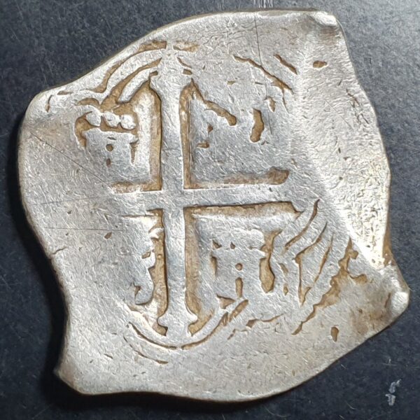 Mexico Spanish Colonial 4 Reales COB Philip V (13.48 gr) 1729-1733 VF - Image 2