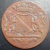 Netherlands East Indies VOC Utrecht Indonesia 1 One Duit 1792 VF Nice Grade - Image 2