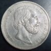 Netherlands 2 1/2 2.5 Gulden Willem William III 1866 XF Cleaned