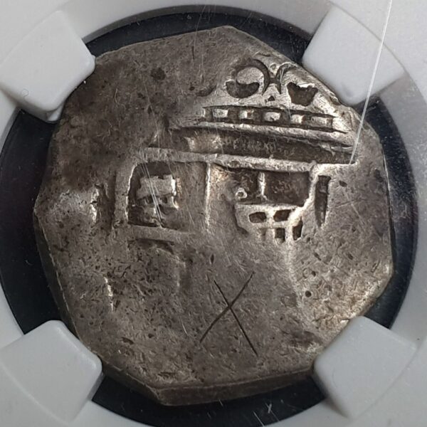 Spain 4 Reales COB 13.52 gr Philip III 1598 - 1621 NGC VG DETAILS