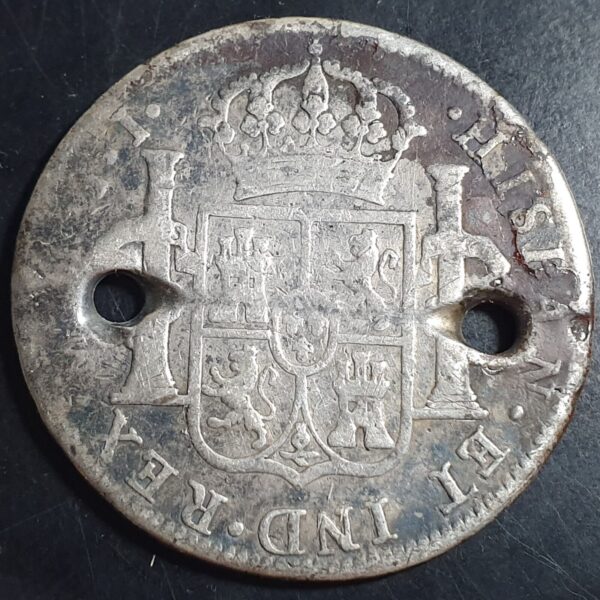 Mexico Spanish Colonial 8 Reales Ferdin Ferdinand VII 1816 Mo JJ Mexico Mint - Image 2