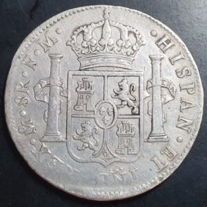 Mexico Spanish Colonial 8 Reales Carol Carolus IIII 1799 Mo FM Mexico City Mint