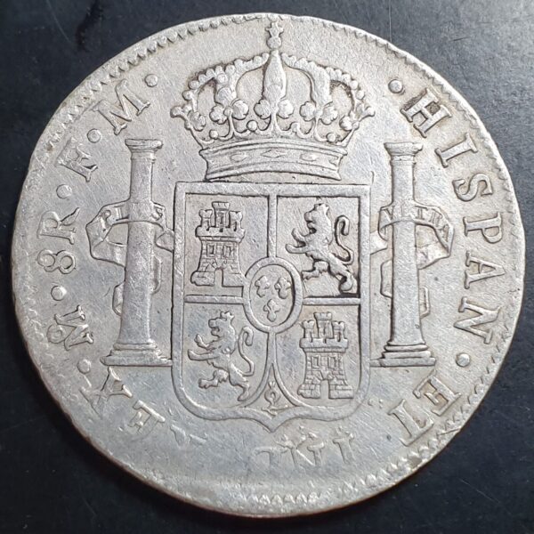 Mexico Spanish Colonial 8 Reales Carol Carolus IIII 1799 Mo FM Mexico City Mint
