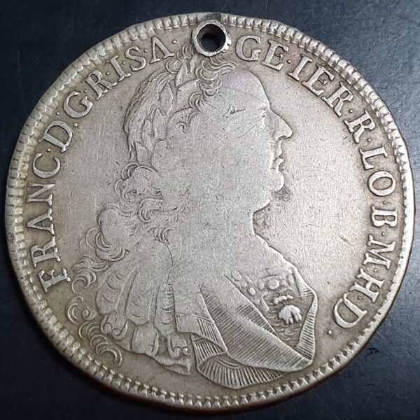 Austria Austrian Empire 1 Thaler Taler Franz I 1760 KB Fine Scarce