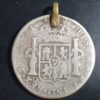 Bolivia Spanish Colonial 8 Reales Carol Carolus IIII 1807 PTS PI Potosi Mint - Image 2