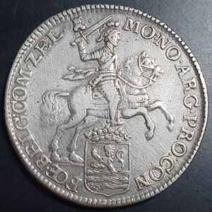 Netherlands Zeeland Ducaton Silver Horse Rider 1759 VF No Hole