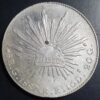 Mexico Second Republic 8 Reales 1887 Go RR Guanajuato Mint aUNC Details