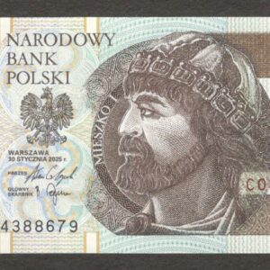 Poland 10 Zlotych Zloty Duke Mieszko I P-183 2025 UNC