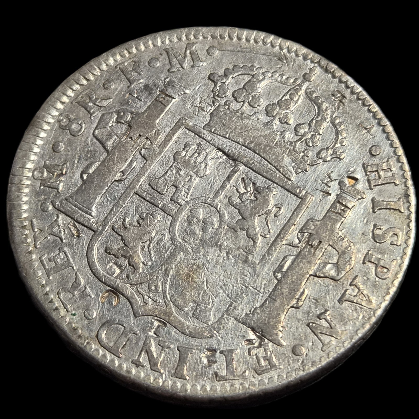 Mexico Spanish Colonial 8 Reales Carol Carolus IIII 1795 Mo FM MexicoCity Mint - Image 4