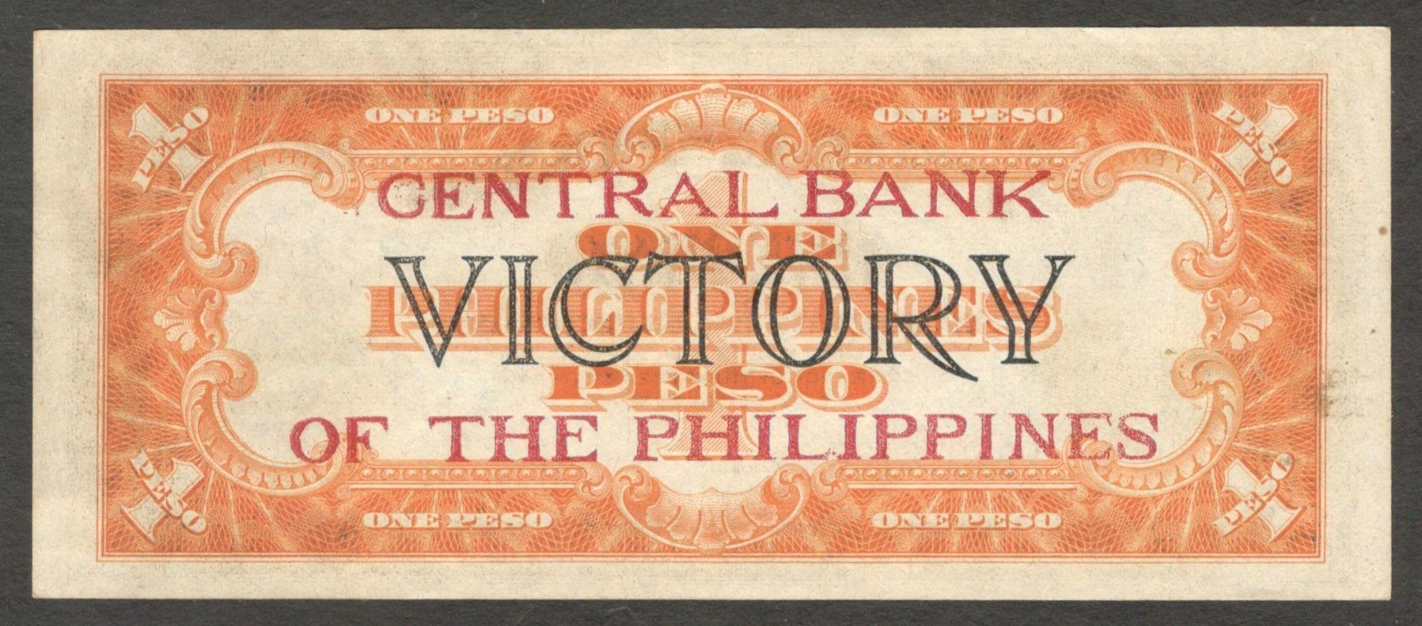Philippines 1 Peso Victory Series Apolinario Mabini P-94 1944 aUNC - Image 2