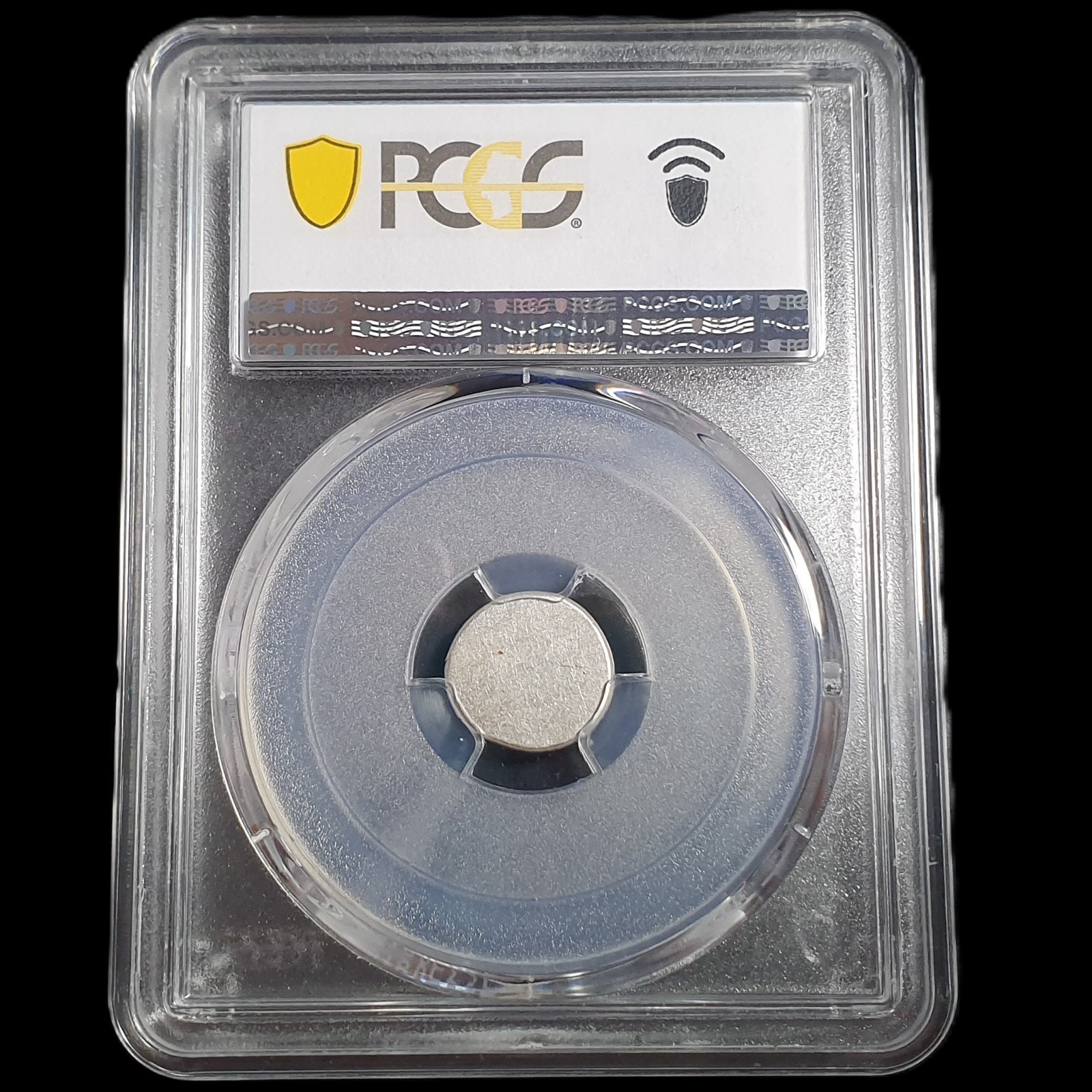 Cambodia 2 Pe 1/2 Fuang Norodom I Hamsa Bird 1847 - 1860 PCGS AU 58 - Image 5