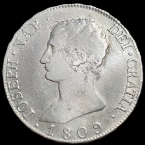 Spain Hispaniarum Joseph Napoleon 20 Reales 1809 M AI