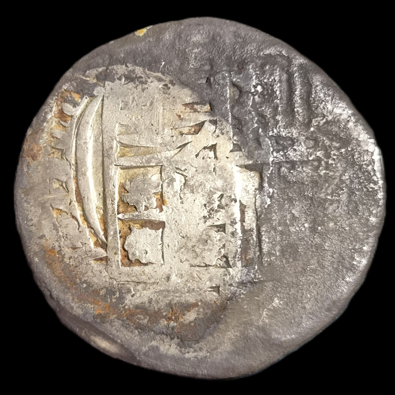 Mexico Spanish Colonial 8 Reales COB (17.34 gr) Contemporary Forg. /Ex Shipwreck