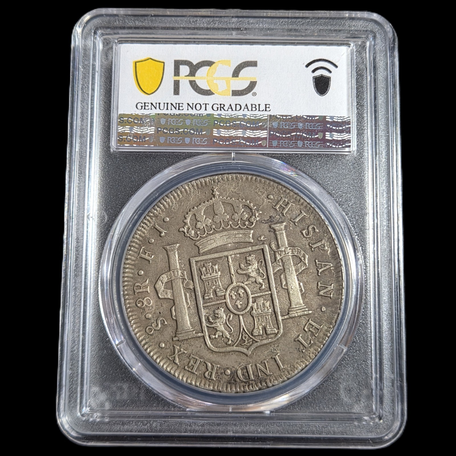 Chile Spanish Colonial 8 Reales Carol Carolus IIII 1808 So FJ Santiago Mint - Image 5