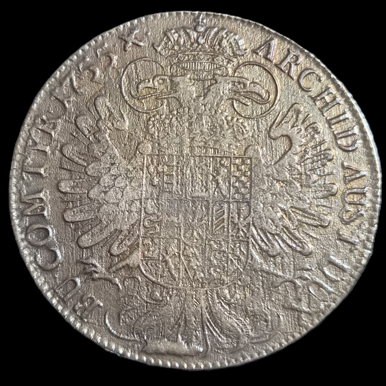 Austria County of Tyrol 1 Thaler Taler Maria Theresa 1755 Hall Mint - Image 2