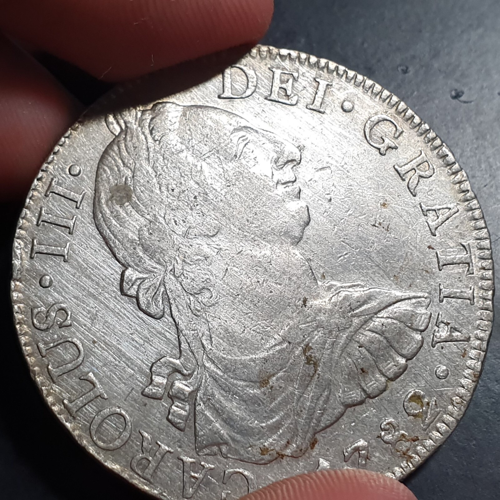 Mexico Spanish Colonial 8 Reales Carol Carolus III 1782 Mo FF Mexico City Mint - Image 4