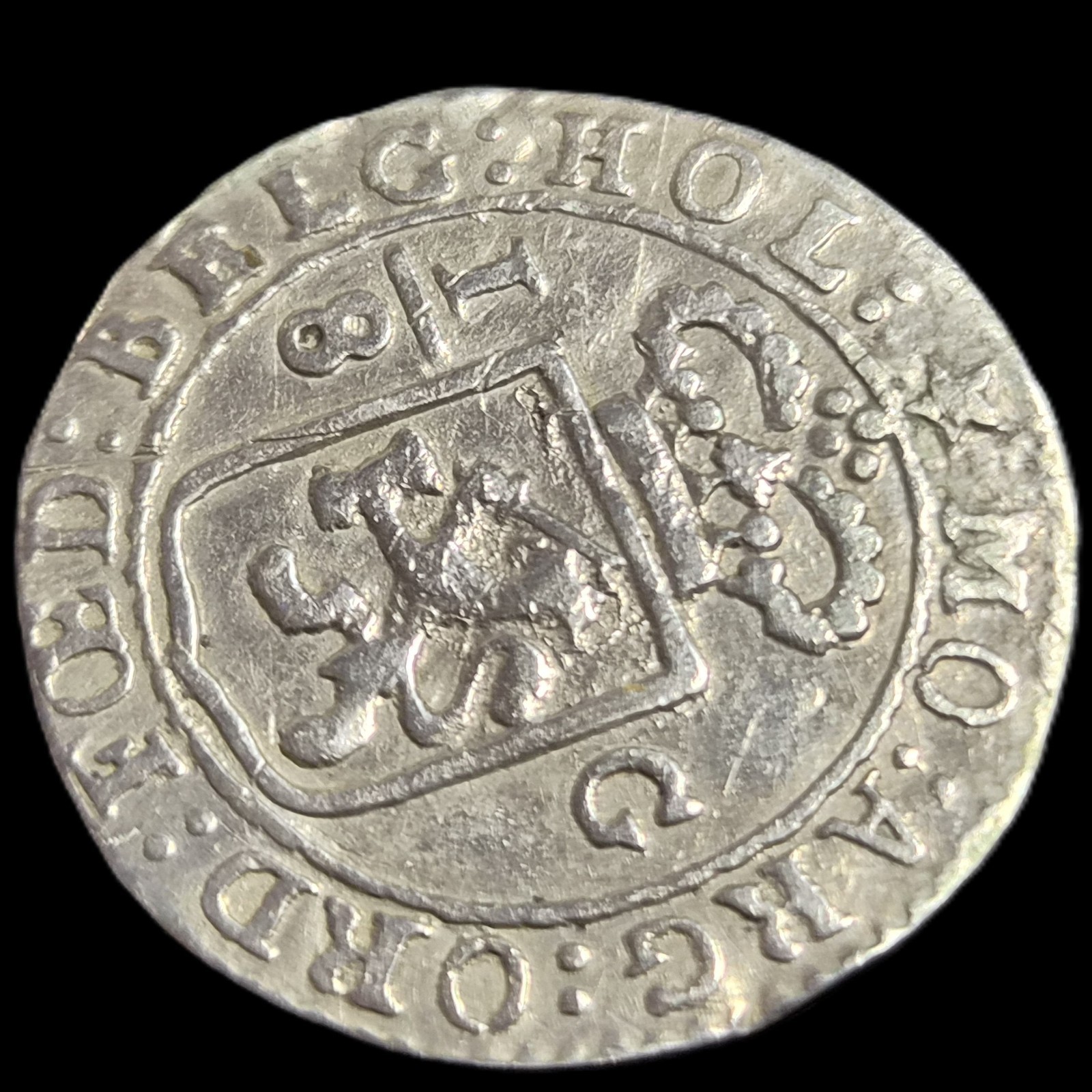 Netherlands Indies Batavian Republic 1/8 Gulden Batavorum 1802 VF - Image 4