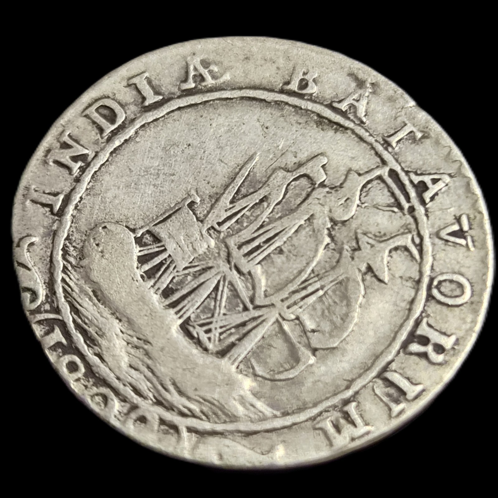 Netherlands Indies Batavian Republic 1/4 Gulden Batavorum 1802 VF - Image 3